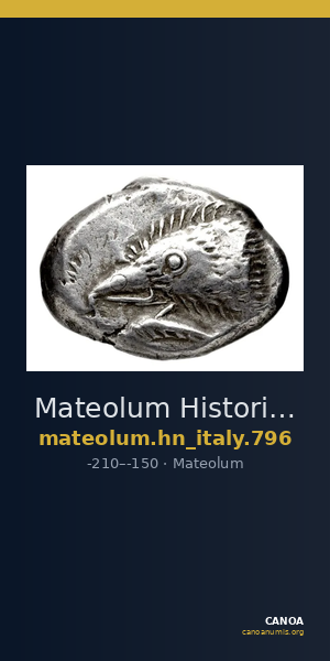 Mateolum Historia Numorum Italy 796 — CANOA