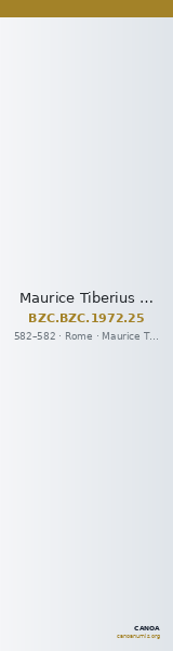 Maurice Tiberius — Decanummium (Rome, 582) — CANOA