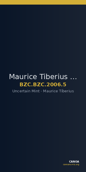 Maurice Tiberius — Token (Uncertain Mint) — CANOA