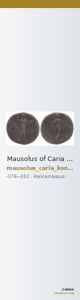 Mausolus of Caria Halicarnassus Konuk 1998 B3 — CANOA