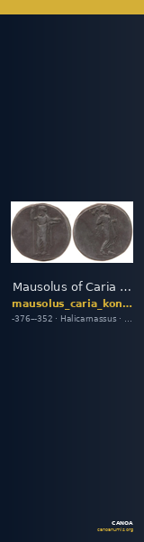 Mausolus of Caria Halicarnassus Konuk 1998 B3 — CANOA