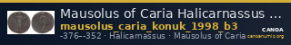 Mausolus of Caria Halicarnassus Konuk 1998 B3 — CANOA