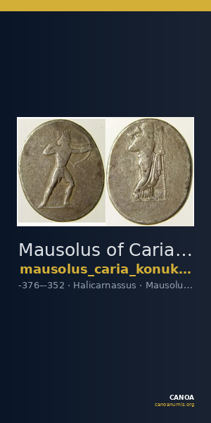 Mausolus of Caria Halicarnassus Konuk 1998 B4 — CANOA