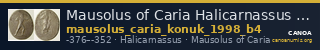 Mausolus of Caria Halicarnassus Konuk 1998 B4 — CANOA