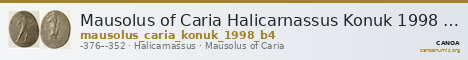 Mausolus of Caria Halicarnassus Konuk 1998 B4 — CANOA