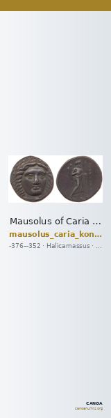 Mausolus of Caria Halicarnassus Konuk 1998 B5 — CANOA