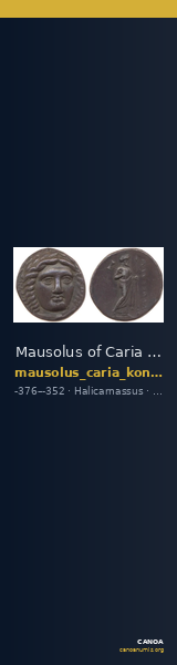 Mausolus of Caria Halicarnassus Konuk 1998 B5 — CANOA