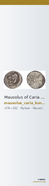 Mausolus of Caria Mylasa Konuk 1998 A1 — CANOA