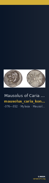 Mausolus of Caria Mylasa Konuk 1998 A1 — CANOA