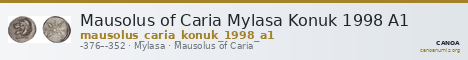 Mausolus of Caria Mylasa Konuk 1998 A1 — CANOA