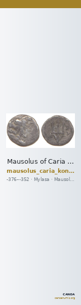 Mausolus of Caria Mylasa Konuk 1998 B2 — CANOA