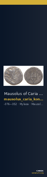 Mausolus of Caria Mylasa Konuk 1998 B2 — CANOA