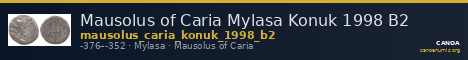Mausolus of Caria Mylasa Konuk 1998 B2 — CANOA
