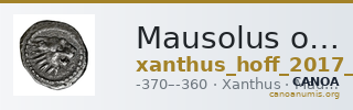 Mausolus of Caria Xanthus Hoff 2017 M307 — CANOA