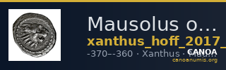 Mausolus of Caria Xanthus Hoff 2017 M307 — CANOA