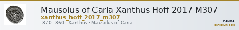 Mausolus of Caria Xanthus Hoff 2017 M307 — CANOA