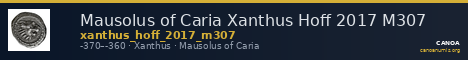 Mausolus of Caria Xanthus Hoff 2017 M307 — CANOA