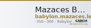 Mazaces Babylon Le Rider 1997 pseudo-atheniens 10 — CANOA