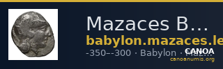 Mazaces Babylon Le Rider 1997 pseudo-atheniens 6-9 — CANOA
