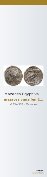Mazaces Egypt van Alfen 2002 VI Athenian imitations — CANOA