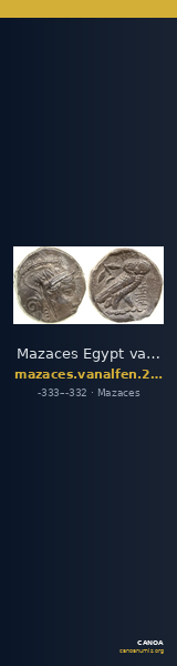 Mazaces Egypt van Alfen 2002 VI Athenian imitations — CANOA
