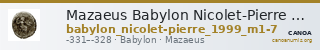 Mazaeus Babylon Nicolet-Pierre 1999 M1-7 — CANOA