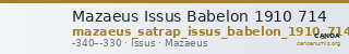 Mazaeus Issus Babelon 1910 714 — CANOA