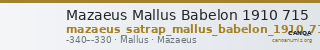 Mazaeus Mallus Babelon 1910 715 — CANOA