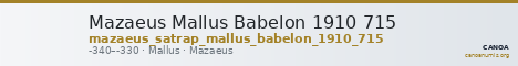 Mazaeus Mallus Babelon 1910 715 — CANOA