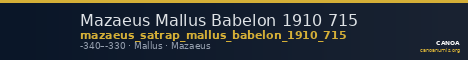 Mazaeus Mallus Babelon 1910 715 — CANOA
