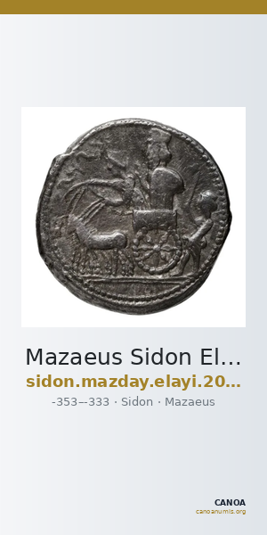 Mazaeus Sidon Elayi 2004 IV.6.1 — CANOA