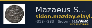 Mazaeus Sidon Elayi 2004 IV.6.1 — CANOA