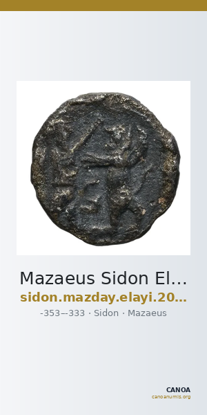 Mazaeus Sidon Elayi 2004 IV.6.2 — CANOA
