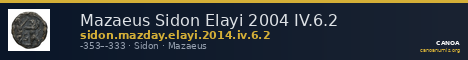 Mazaeus Sidon Elayi 2004 IV.6.2 — CANOA