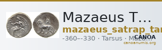 Mazaeus Tarsus Casabonne 2004 Series 5 — CANOA