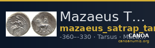 Mazaeus Tarsus Casabonne 2004 Series 5 — CANOA