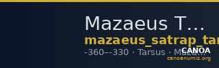 Mazaeus Tarsus Casabonne 2004 Series 6 — CANOA