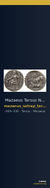 Mazaeus Tarsus Newell 1920 Series I — CANOA