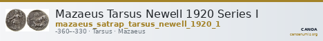 Mazaeus Tarsus Newell 1920 Series I — CANOA