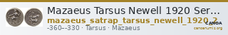 Mazaeus Tarsus Newell 1920 Series II — CANOA