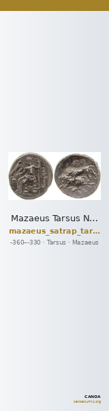 Mazaeus Tarsus Newell 1920 Series III — CANOA