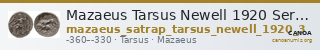 Mazaeus Tarsus Newell 1920 Series III — CANOA