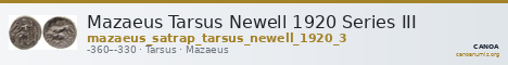 Mazaeus Tarsus Newell 1920 Series III — CANOA