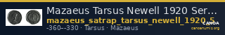 Mazaeus Tarsus Newell 1920 Series V — CANOA
