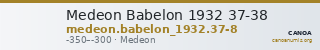 Medeon Babelon 1932 37-38 — CANOA