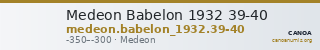 Medeon Babelon 1932 39-40 — CANOA