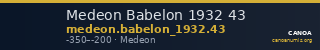 Medeon Babelon 1932 43 — CANOA