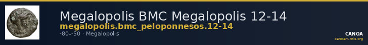 Megalopolis BMC Megalopolis 12-14 — CANOA