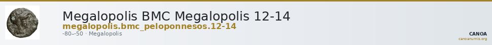 Megalopolis BMC Megalopolis 12-14 — CANOA