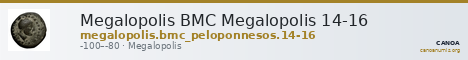 Megalopolis BMC Megalopolis 14-16 — CANOA
